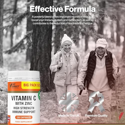 Immune Support Supplement with Vitamin C and Zinc, Supports Skin, Bone and Muscle Health - Image 5