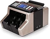 Contatore banconote con rilevamento banconote contraffatte UV MG IR MT DD Contatore banconote grande display LED contatore banconote a velocità variabile con rilevamento banconote false con punt