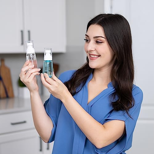Image of RELANOR Small Spray Bottle - PETG Travel Mist Spray Bottles - Leak Proof, Mini, 60ml (Pack 4) for Face & Hair Toners