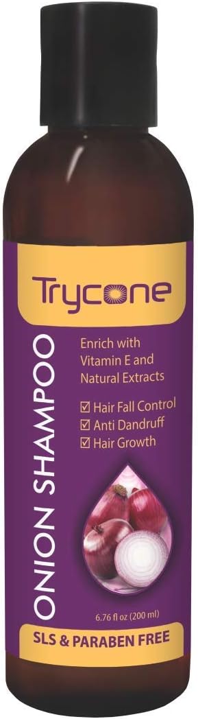 Trycone Onion Shampoo for Hair Hygeine, 200 Ml