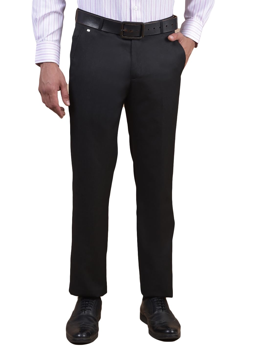 cantabil Men's Solid Formal Non Plated Regular Fit Trouser (P_MTRF00183C)-picture-23