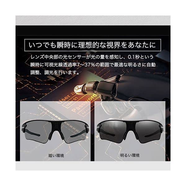 Amazon.co.jp: ウィキューダイレクト WICUE 0.1秒瞬間調光サングラス