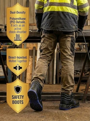 Image of Boots Unionshoes - Composite Safety Toe - Breathable and Light Weight - Utility Boots for Construction and Warehouse