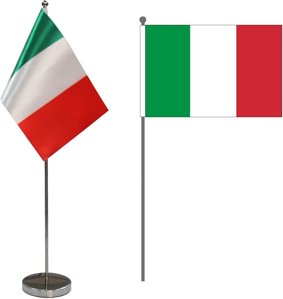 Bandiera Italiana,Bandiera Italiana Da Esterno - 2 Pezzi 90 * 150c - Foto 7