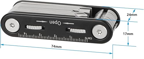 Miniatura 3 de CAMVATE Juego de herramientas múltiples plegables con llaves Allen y destornilladores - 3521