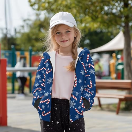 Girls Boys Zip Up Hoodie Soft Fleece Sweatshirt Kids Hoodies for Toddler Fall Winter Jackets Outwear with Pockets4