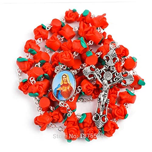 1pc Rosario Croce Collana Cristianesimo Religiosi