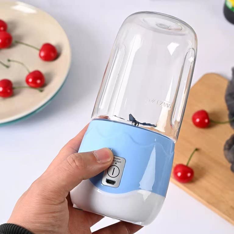 Juicer Portable Blender USB Rechargeable 4 Blades Smoothie Cup Multifunctional Pack Of 1-picture-21