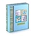 Baby Boy Memory Book Hardcover Record Babys First Five Years Diary Precious Moments Milestone Storage Box Keepsake Scrapbook Journal Photo Album Blue Monkey Animals Art by Jenny and Jeff Designs