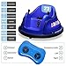 Kidzone 12V 2-Speeds Electric Ride On Bumper Car for Kids & Toddlers 1.5-6 Years Old, DIY Sticker Baby Bumping Toy Gifts W/Remote Control, LED Lights, Bluetooth & 360 Degree Spin, ASTM Certified