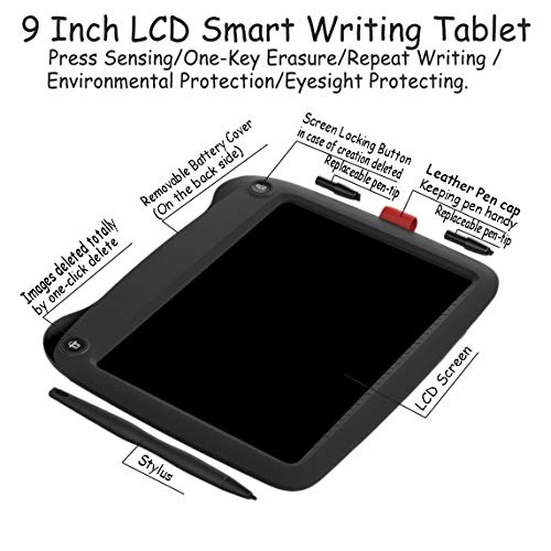 JRD&BS WINL LCD Writing Tablet and Drawing Board for Kids Toys for 3-12 Years Old Girls, 8.5 inch Drawing and Writing Board with Lock Erase Button for School (Gray33)
