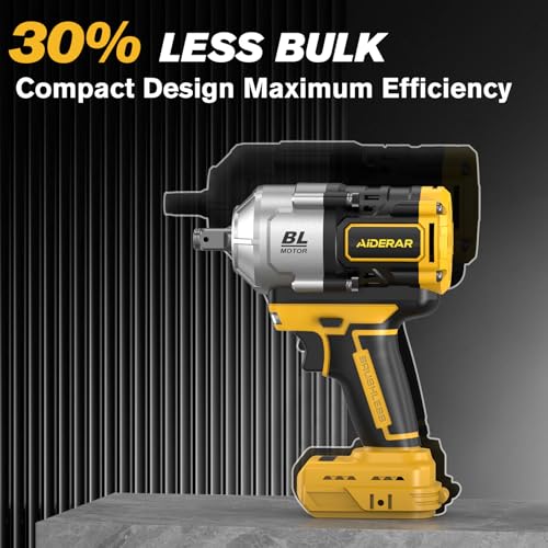 AIDERAR 1500Nm Compatible Impact Wrench