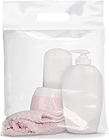 Vista 1 de APQ - Bolsas troqueladas con cremallera, 12 x 12 pulgadas, paquete de 50 bolsas de polietileno transparente con cierre de cremallera para ropa