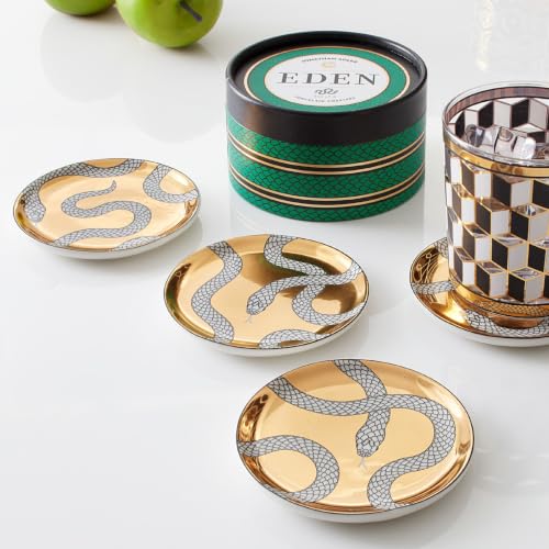 Image of Jonathan Adler Eden Coasters, Gold