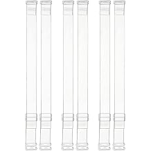 Invisible Clear Bra Straps, Adjustable Non-Slip Transparent Replacement Shoulder Straps for Women Strapless Bras