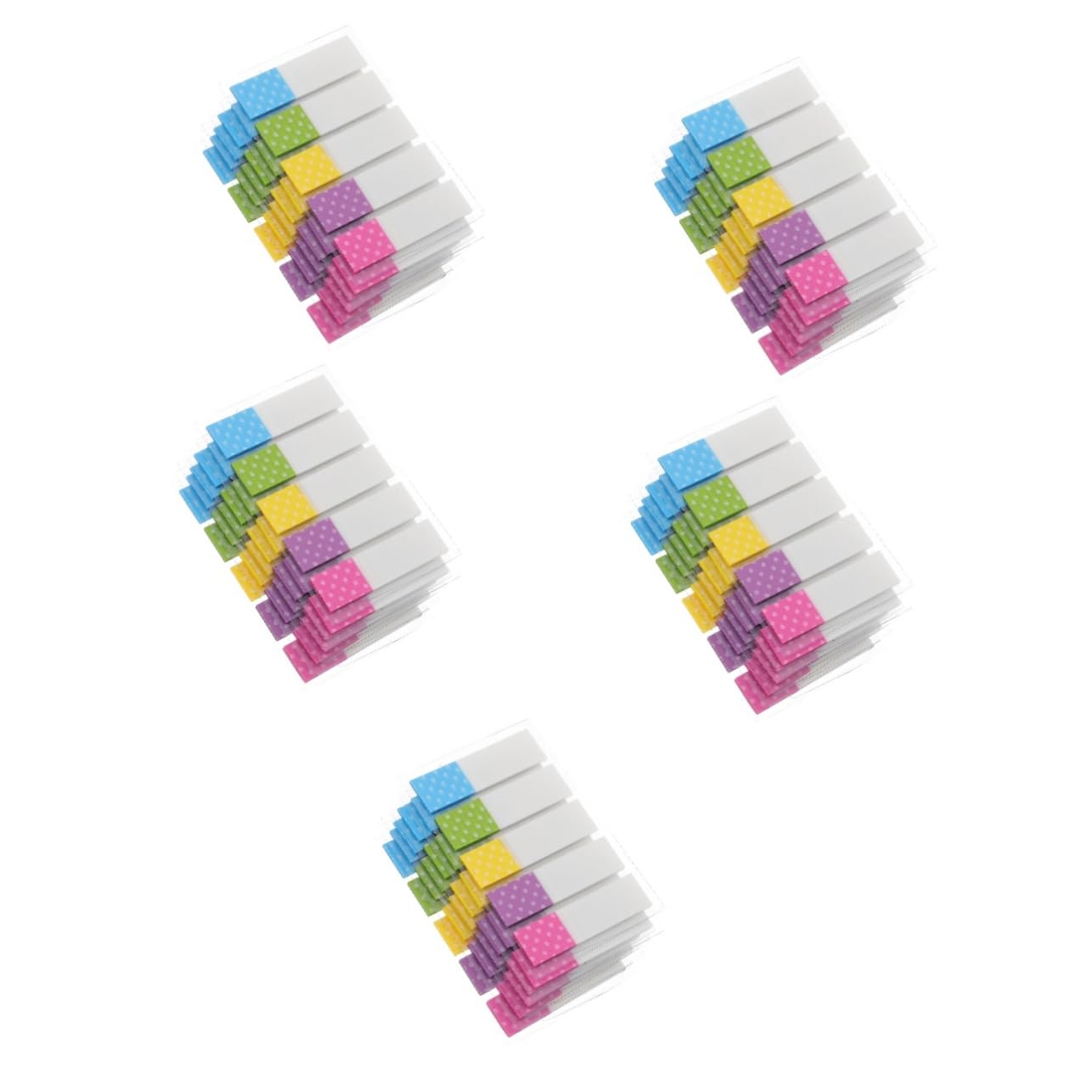 Operitacx 5 Sätze Haftmarker Transparent Index Tabs Für Seitenmarkierung Notizen Und Buchannotation Einfach Zu Verwenden Und Tragbar Für Schule Und Büro Und Beschreibbar 6 Packungen * 5