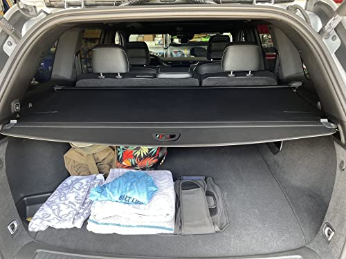 Vecartech Compatible With All-New 2023 2022 Jeep Grand Cherokee(2 Row; Wl) 4Xe Rear Cargo Security Shade Cover Privacy Screen Retractable Rear Storage Tonneau Cargo Cover Luggage Security Shield Shade #TOP5
