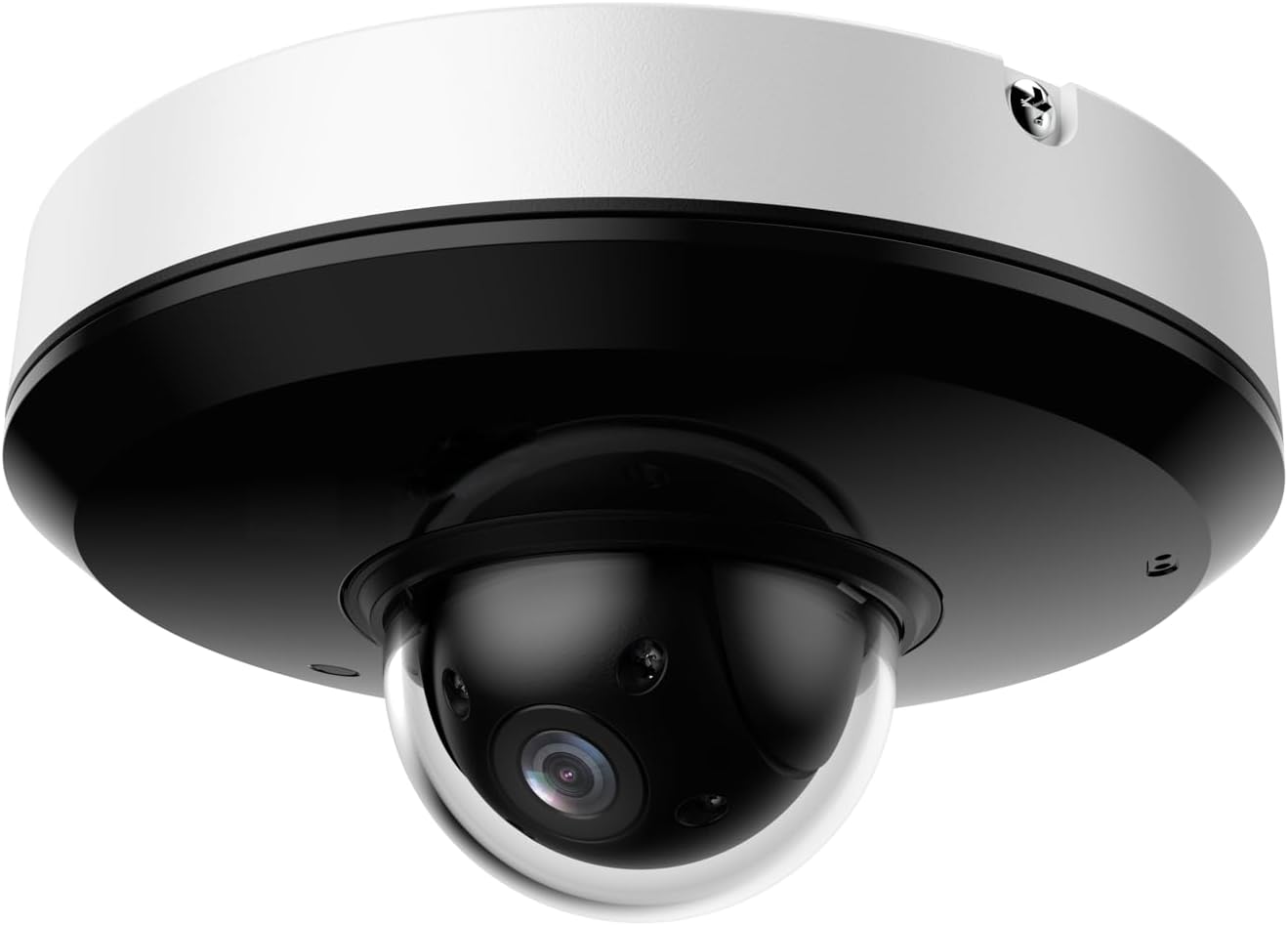EmpireTech Mini PTZ IP Camera Smart 4MP 1/2.8” CMOS 4X Optical Zoom Starlight IR WDR AI 2.8mm–12mm Lens,Built-in Mic,Face Detection,Perimeter Protection,Support PoE,IP66 Weatherproof, PTZ1A4M-4X S2