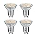 Produktbild WSMCN GU10 LED Warmweiß Lampe, 10W Ersetzt 140W Halogen Leuchtmittel, 1050 Lumen 3000K Reflektorlampe, AC 230V Flimmerfrei Strahler, 120°Abstrahlwinkel Spot, Nicht Dimmbar Birnen, 4 Stücke