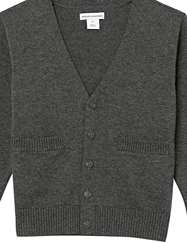Image of Amazon Essentials Unisex Kids and Toddlers' V-Neck Cotton Uniform Cardigan Sweaters, Pack of 2