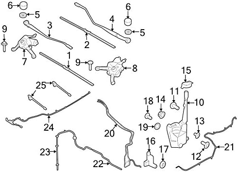 Ford Oem Windshield Wiper Arm Ft4z17527a Image 4