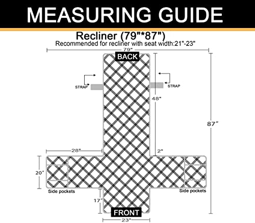 Chhkon Recliner Chair Covers 100% Waterproof With Anti-Skip Furniture Protector Sofa Slipcover For Children, Sofa Covers For Dogs (Beige, 23'') #TOP1