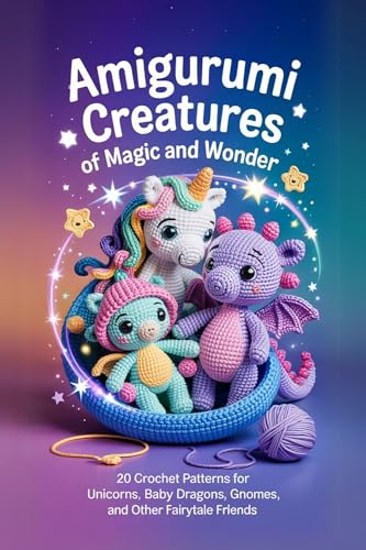 Amigurumi Creatures of Magic and Wonder: 20 Crochet Patterns for Unicorns, Baby Dragons, Gnomes, and Other Fairytale Friends