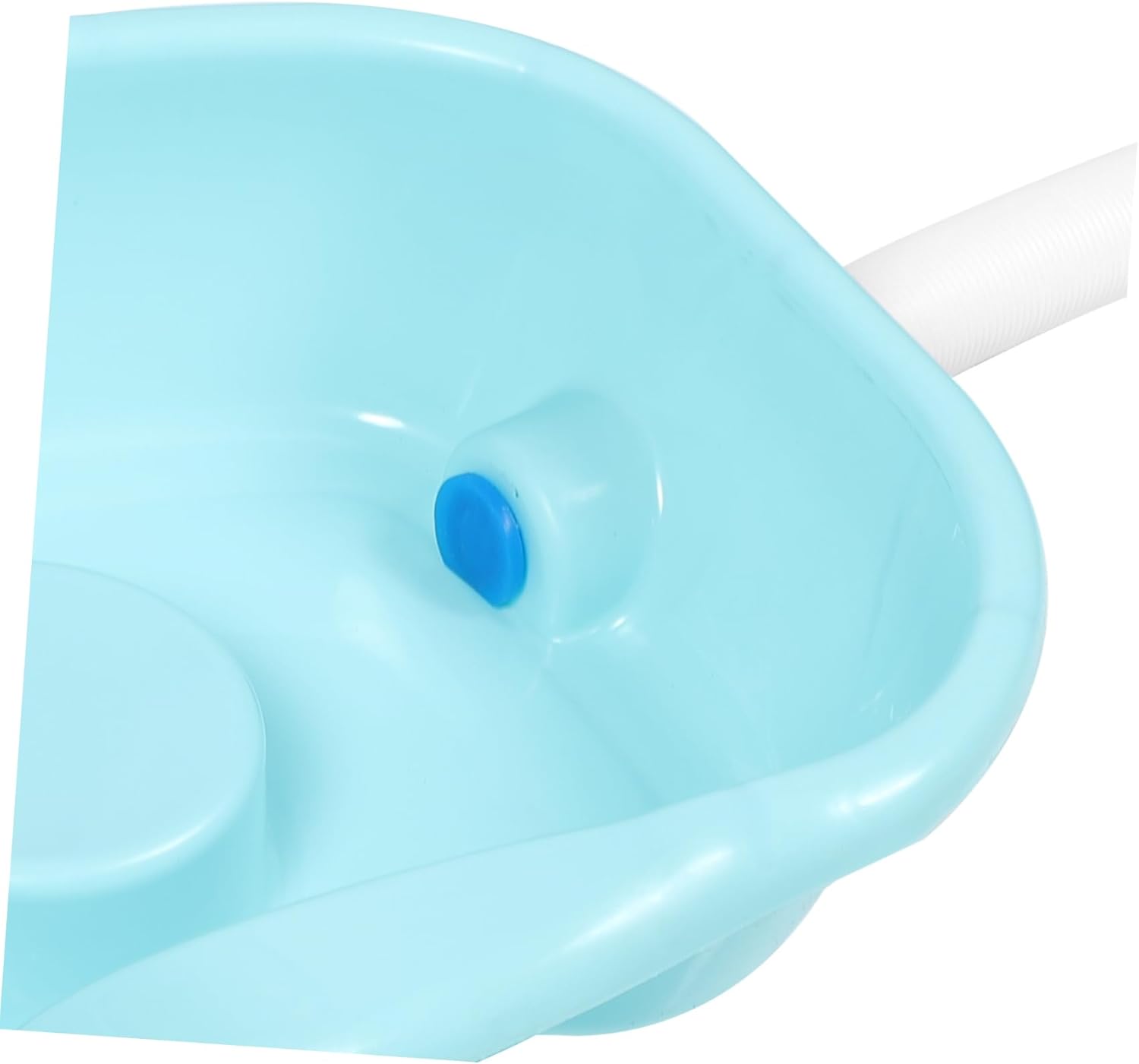 Generic 1 Set Portable Shampoo Basin for Bedridden Users Ergonomic Hair Washing Bowl for Patients Elderly Pregnant Women for Home Use and Green Color