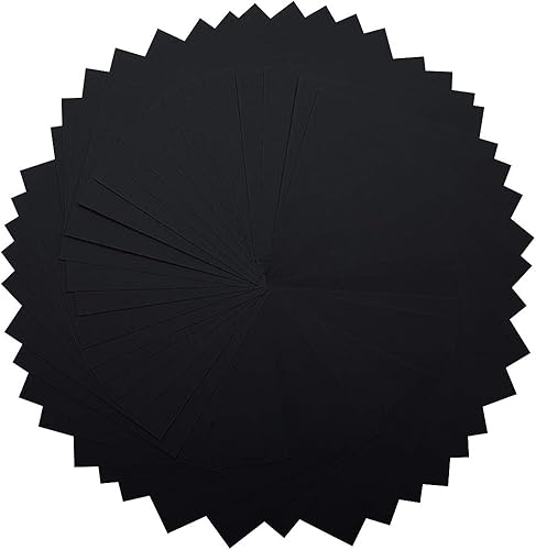 Miniatura 8 de 100 papeles de origami de doble cara, color negro, de 3 x 3 pulgadas, cuadrado, fácil de plegar para papel plegable, grúas de origami, papel de