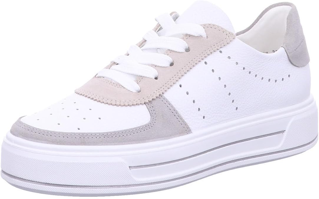 ARA Canberra sneakers voor dames, Kasjmier zilver, 38.5 EU Breed