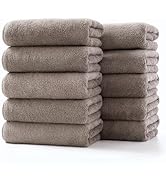 Amazon｜フェイスタオル [Lumimi 10枚セット ライトグレー 35*75cm