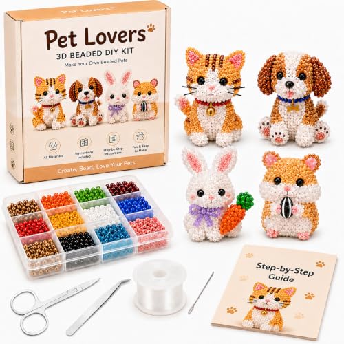 Animales con cuentas 3D: el kit Kelamit que soluciona el aburrimiento en casa