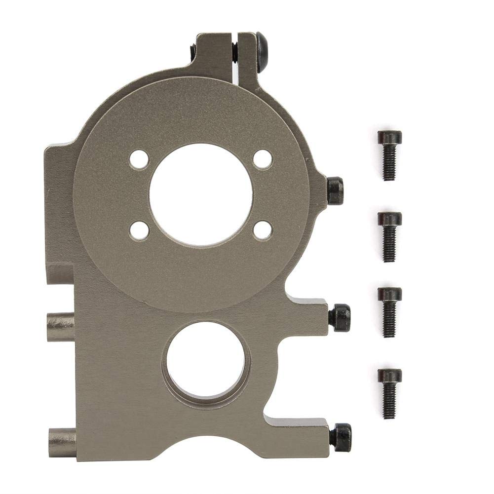 T best Nitro RC Car Change Accesorios de Soporte de Montaje de Motor de Coche eléctrico para 1/8 Kyosho HSP RC Car(Gris Titanio 8487A)