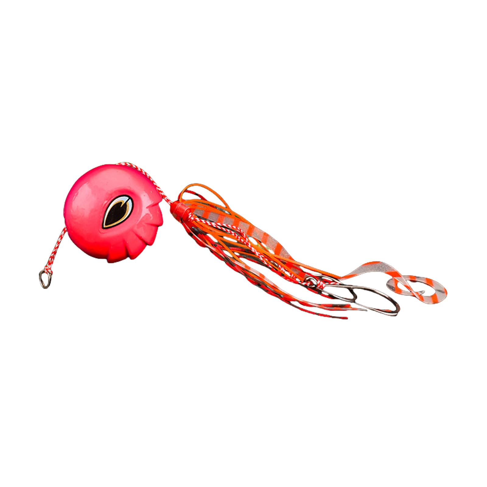 XIGACGEH 40g 60g 80g 100g Kabura Jigs Head Barbed Hook Artificial Jigging Fishing Lure Baits Rubber Skirt Saltwater Fishing Glow Baits