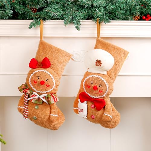 Poupées de Noël en peluche : suspensions et décors de table - 3