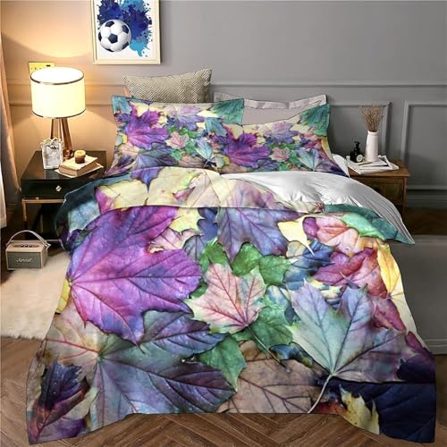 Parure de lit hérisson d'automne 260x220 cm en microfibre super douce - 6