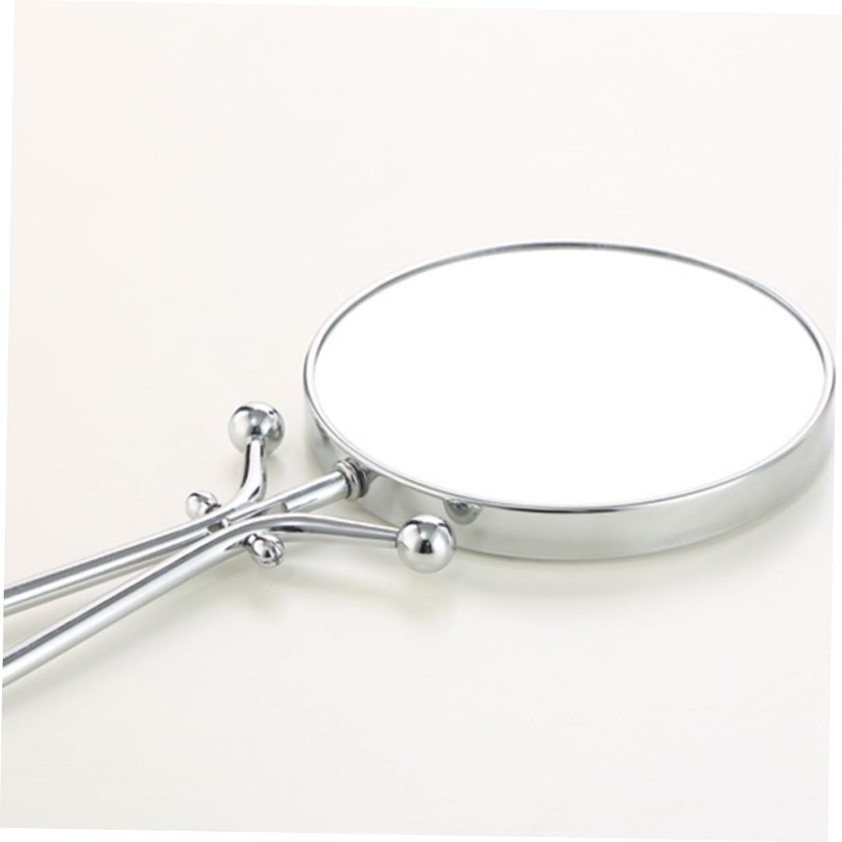 Ipetboom Tragbarer Spiegel – 2 Stück Set, Kompaktspiegel Mit Vergrößerung | Schwarz, PU-Material, 7x7 Cm | Für Handtasche, Reisen, Make-up