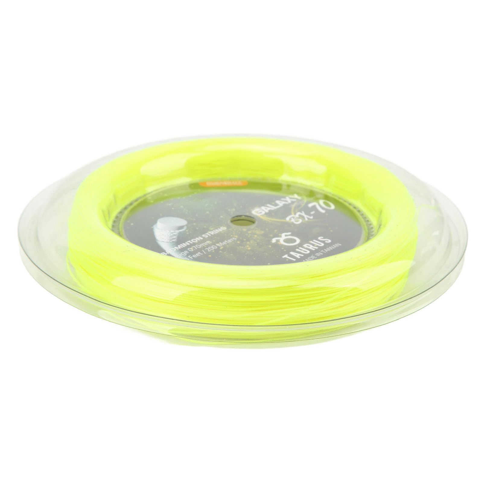VGEBY Cuerda de Raquetas de Bádminton, Carrete de 200 M de Cuerda de Bádminton de Nailon de Alta Elasticidad de 0,7mm para Adultos y Jóvenes 7 Colores