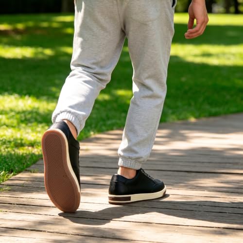 Image of Jousen Men's Fashion Sneakers Classic Retro Casual Shoes for Men Breathable Business Dress Sneaker