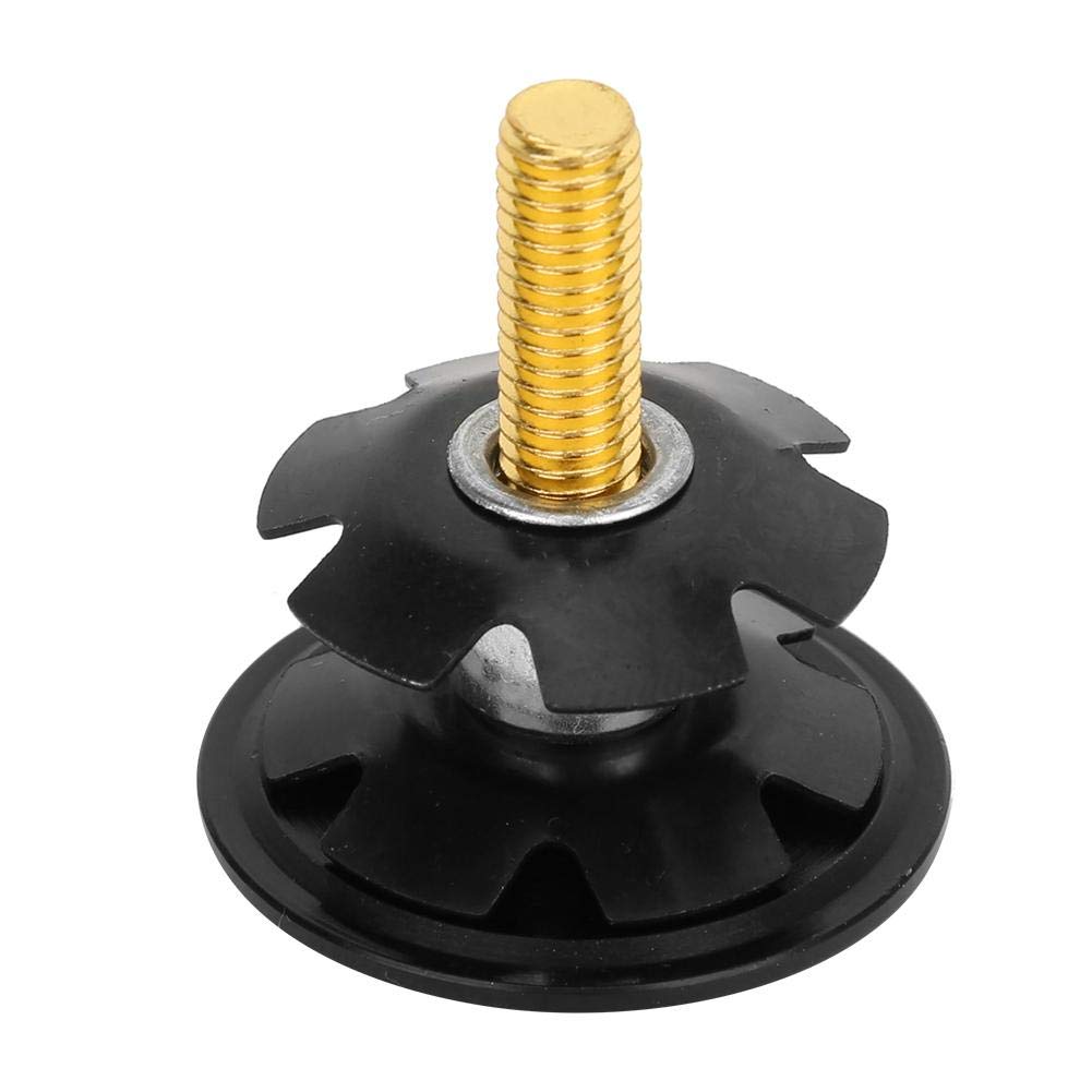 Regun Casque Direction de Vélo, Aluminium 44/55 mm VTT Casque Top Cap Roulements pour fourches à Tube Conique de 1-1/8 po ou 1-1/2 po et Le Tube Droit de Tube Conique Standard de Fourche