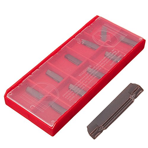 EsportsMJJ 10Pcs Mgmn200-G Inserti in Carburo Lda per MGEHR/Mgivr Scanalatura Cut-off