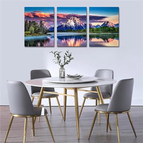 Peinture Diamant Adulte Point de Croix | Grand Format 60x90cm anti-stress pour loisirs créatifs