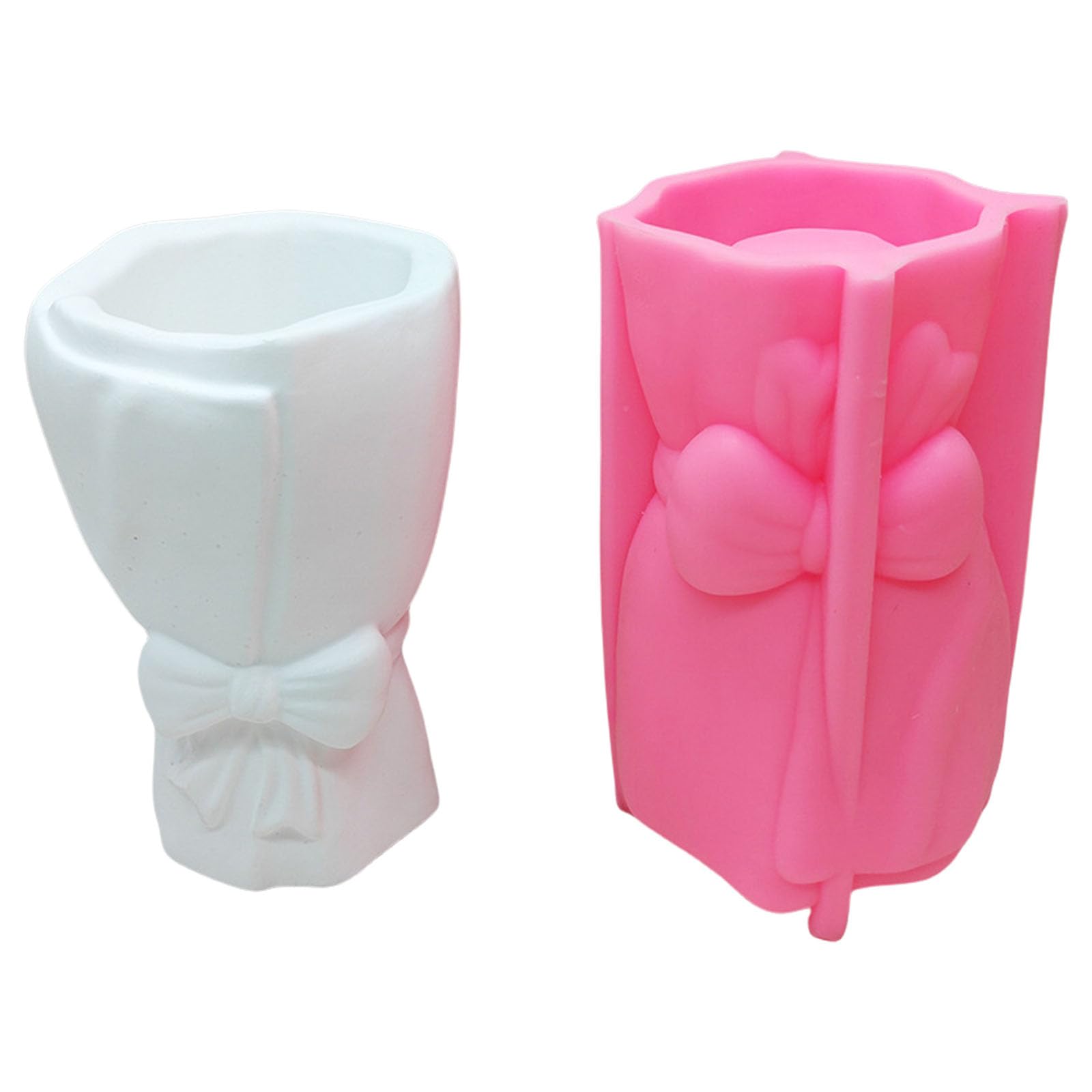Jazuaiao Large Silicone Vase Molds for Epoxy Resin Making Flower Vase Gypsum Decoration Textured Flower Silicone Molds Mold