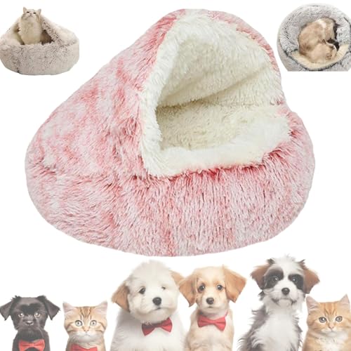 Zriechs Cozy Cocoon Pet Bed - Plush Winter Nook for
