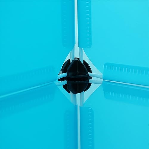 Miniatura 8 de MEILLEUREVIE Organizador de almacenamiento de cubos de 12 cubos, contenedores de almacenamiento apilables con puerta para organizador de ropa,