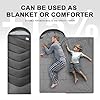 TANSTRIDER Sleeping Bags for Adults Cold Weather,3-4 Season 4lb Lightweight Sleeping Bag for Kids Girls Boys with Compression Sack,Camping Essentials Gear, Hiking,Travel,Backpacking,Outdoor & Indoor #2