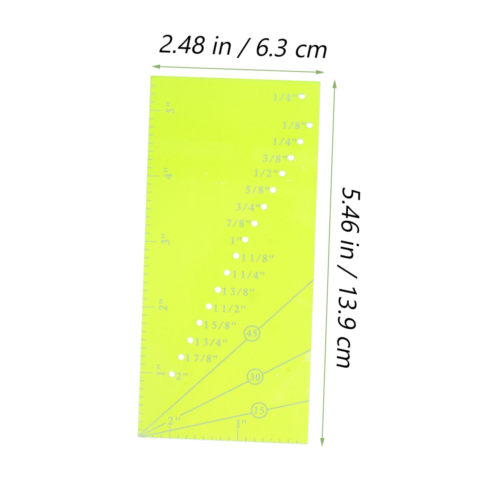 SHINEOFI 3sets Riferimento Per Ruler Per Patchwork e Quilting Per e Misurare Magnete Per Principianti e Hobbisti