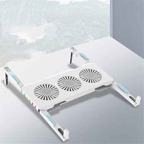 Miniatura 2 de NeNew - Soporte para radiador de computadora portátil, base de soporte de almacenamiento portátil para ventilador silencioso