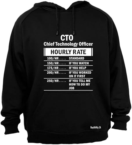 Unisex Chief Technology Officer - Hourly Rate - Hoodie