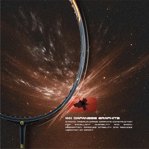 Image of Apacs Z-Ziggler Next Gen (Unstrung) | 38lbs max Tension | Ultra Slim Shaft | 100% Japanese Graphite | (4U) Head Heavy Balance | Made in Vietnam Badminton Racket with Cover (Black Maroon)
